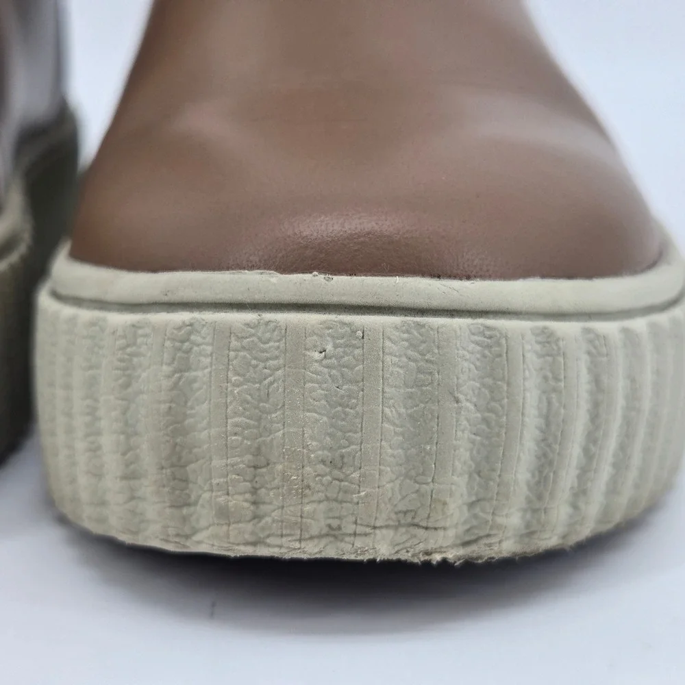 Pajar‎ Canada Janie 2.0 Waterproof Platform Shearling Boot Brown Sz 7 38